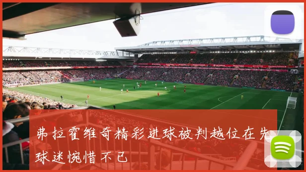 弗拉霍维奇精彩进球被判越位在先球迷惋惜不已