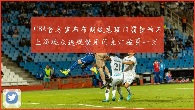 CBA官方宣布布朗故意蹬门罚款两万上海观众违规使用闪光灯被罚一万